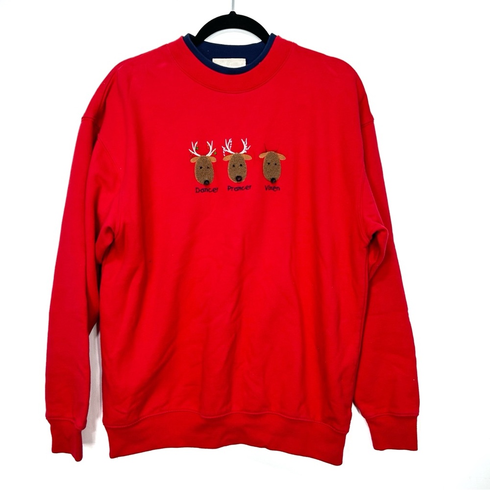 Ugly Christmas Sweater Reindeer Grandma Sweater X25
